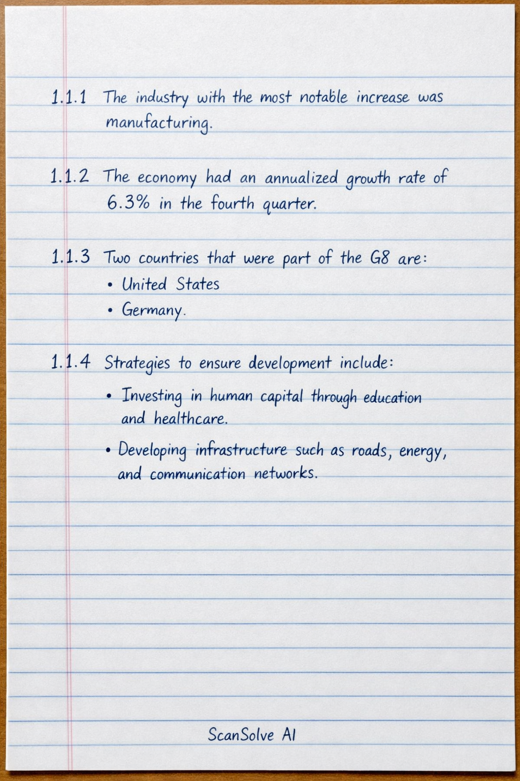 Handwritten step-by-step solution preview