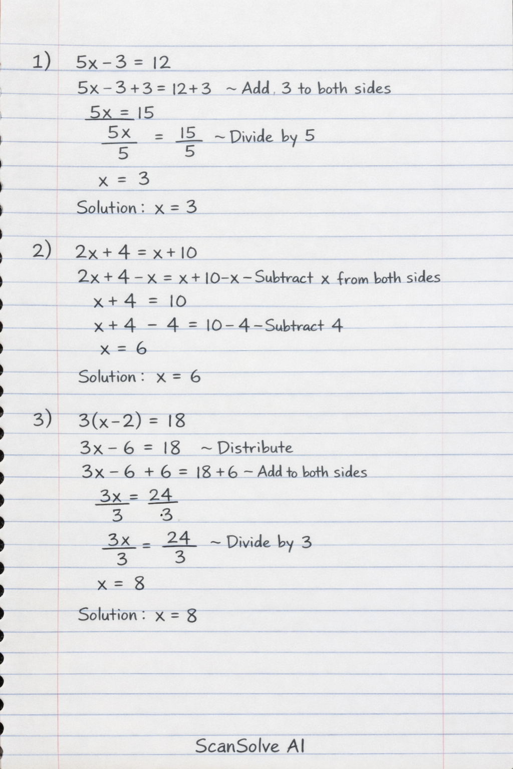 Handwritten step-by-step solution preview