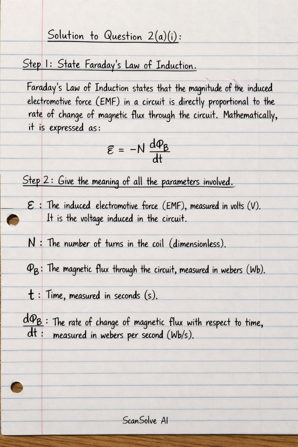 Handwritten step-by-step solution preview