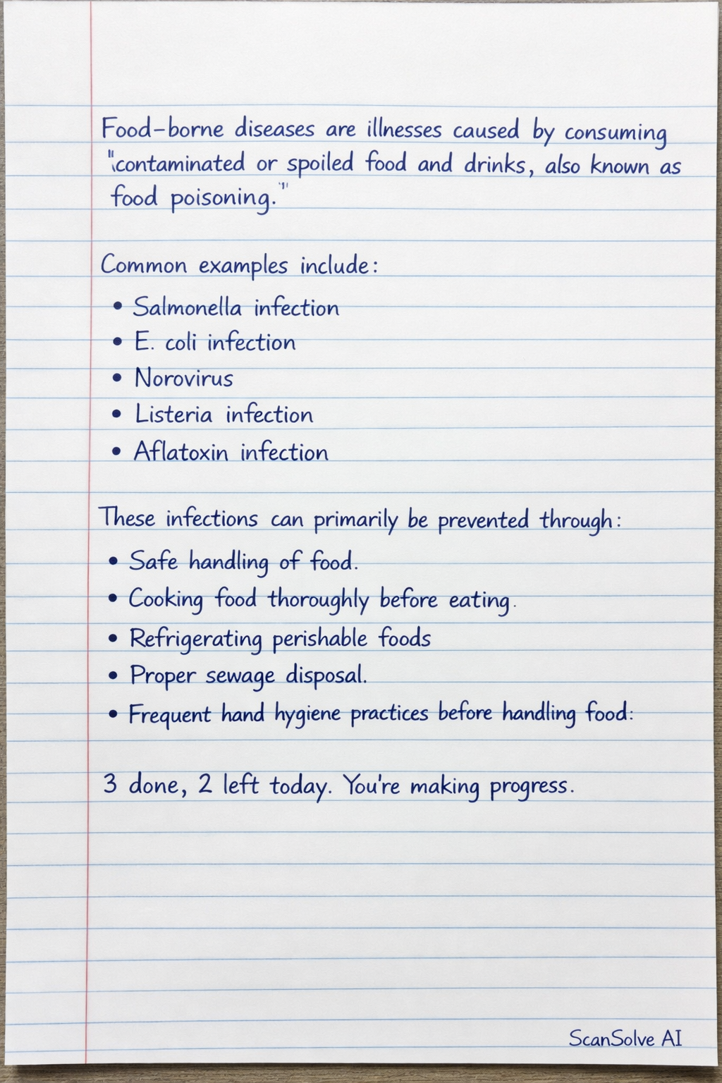 Handwritten step-by-step solution preview