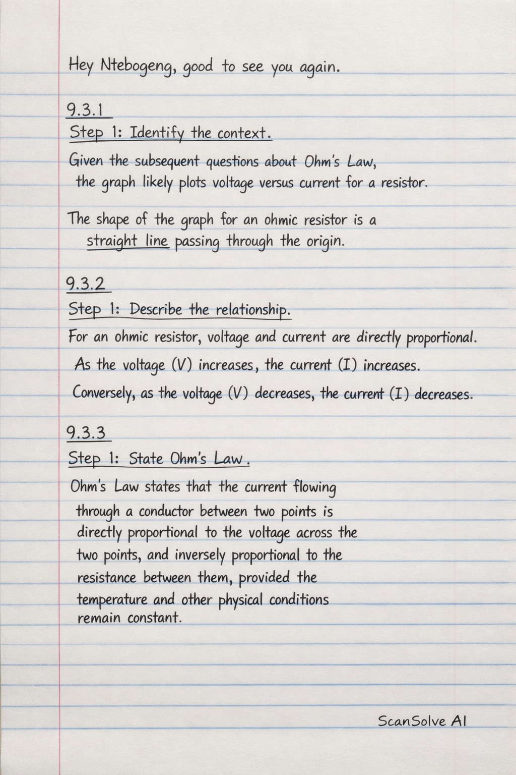 Handwritten step-by-step solution preview
