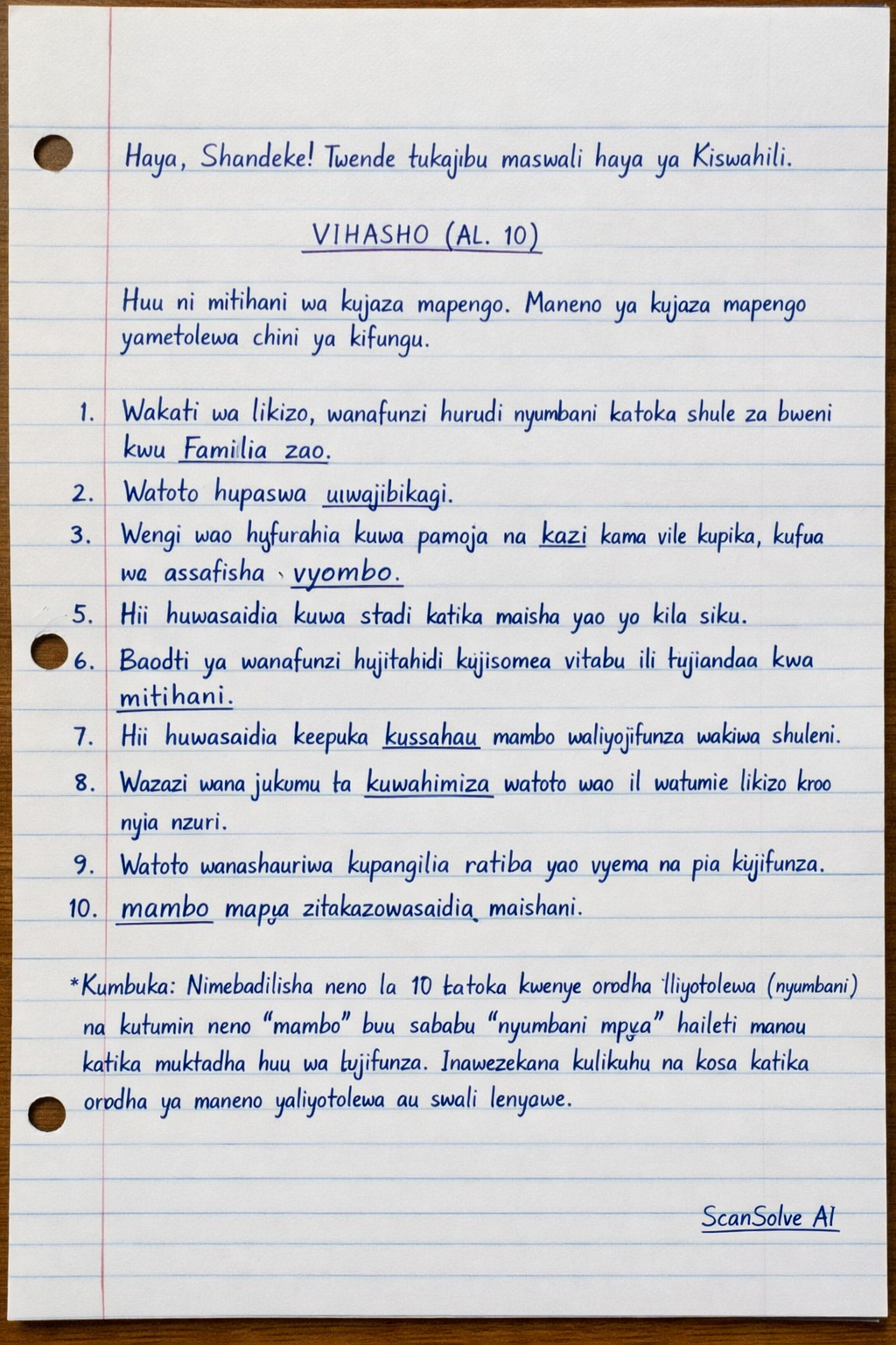 Handwritten step-by-step solution preview