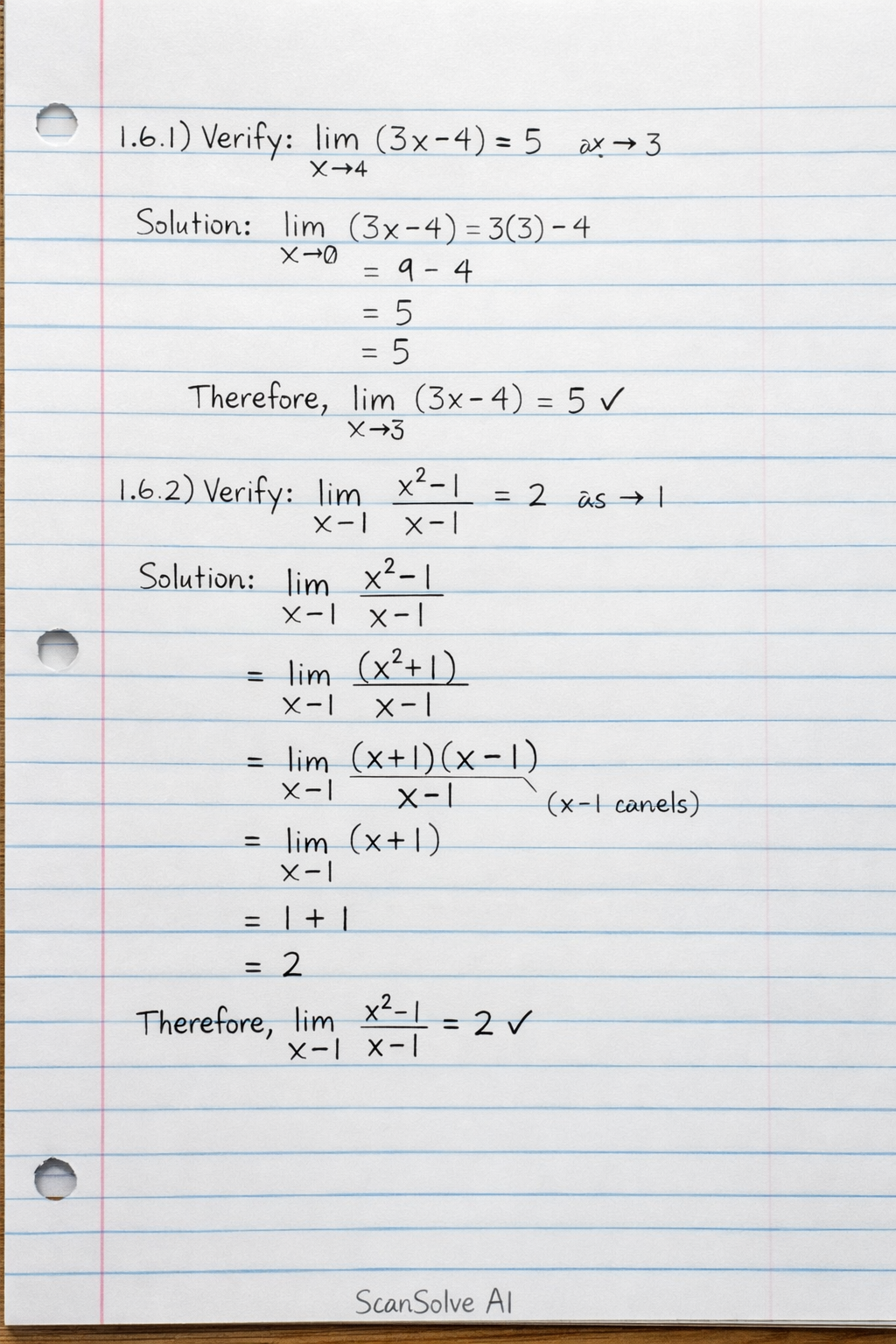 Handwritten step-by-step solution preview