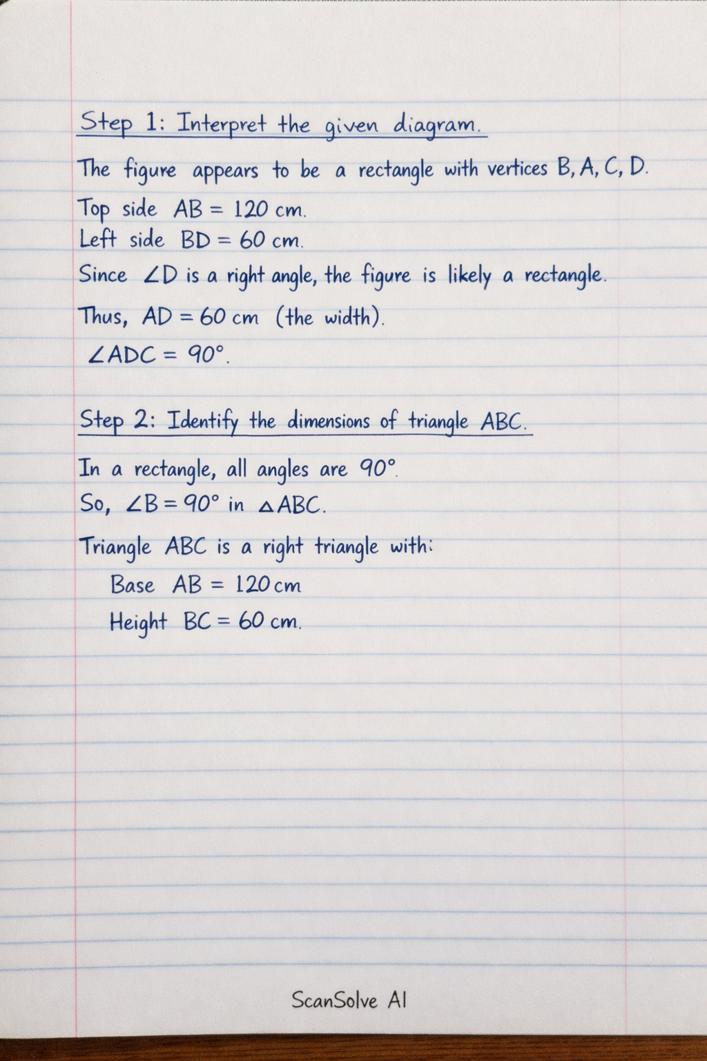 Handwritten step-by-step solution preview