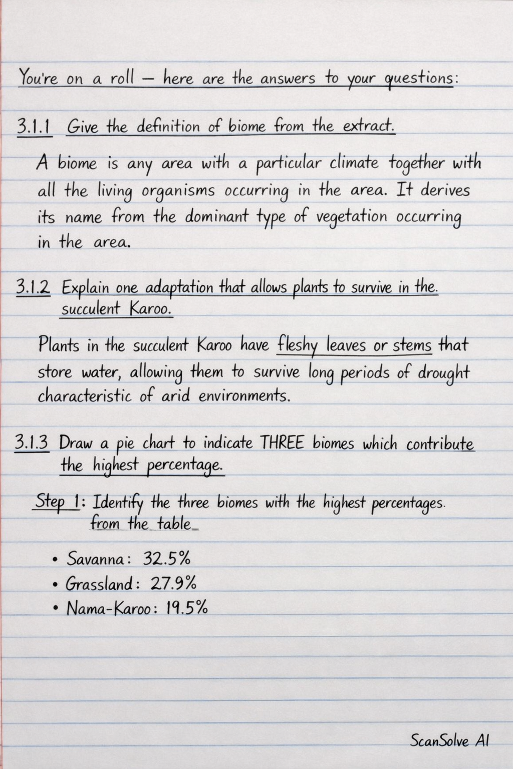 Handwritten step-by-step solution preview