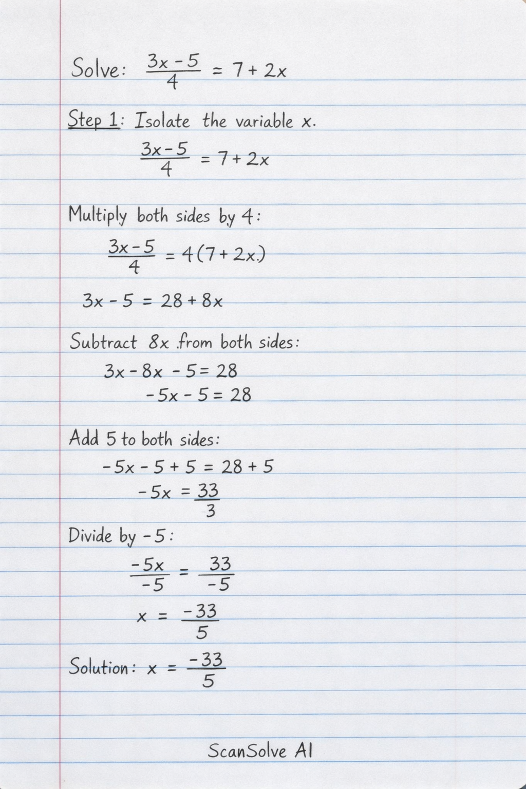 Handwritten step-by-step solution preview