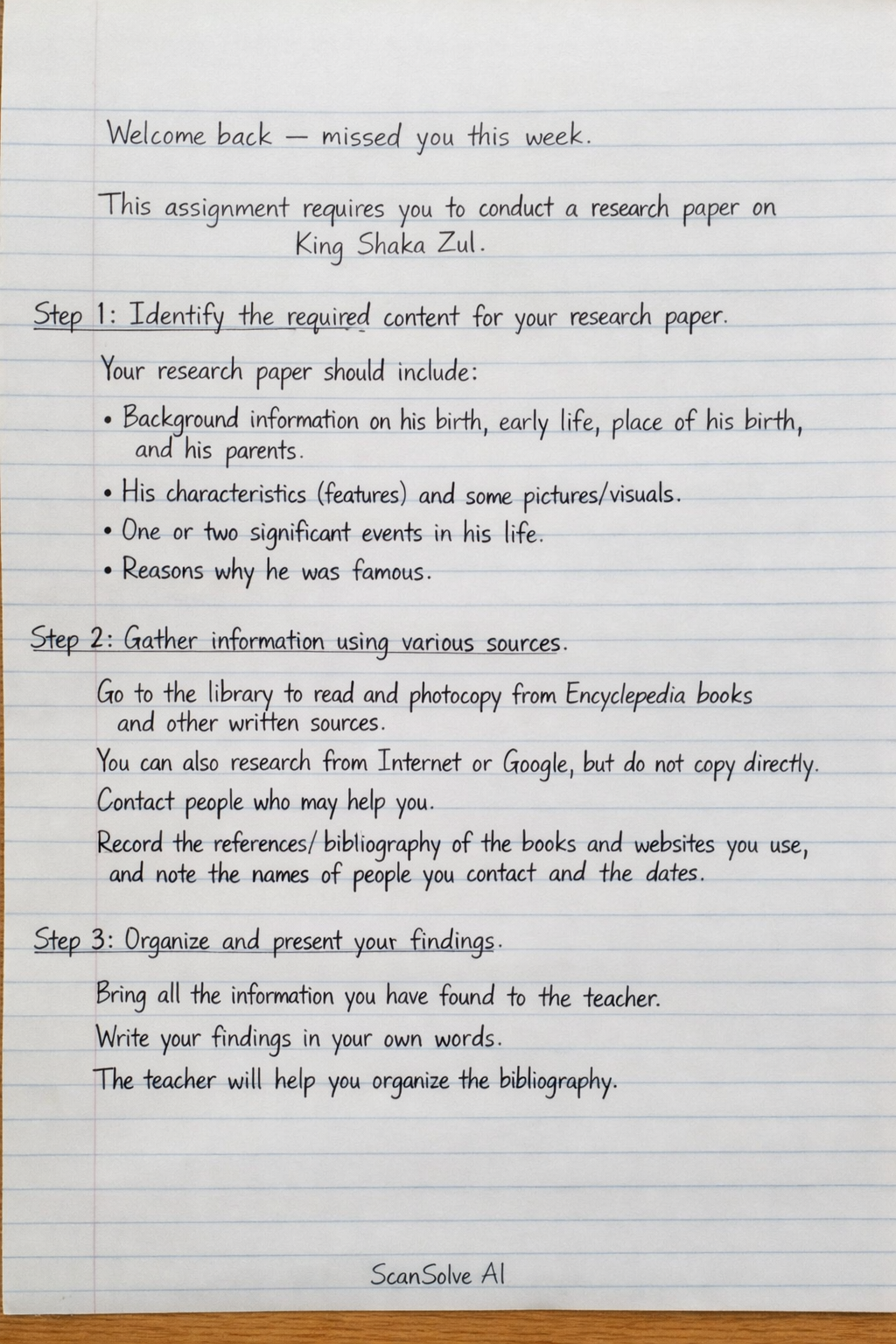 Handwritten step-by-step solution preview
