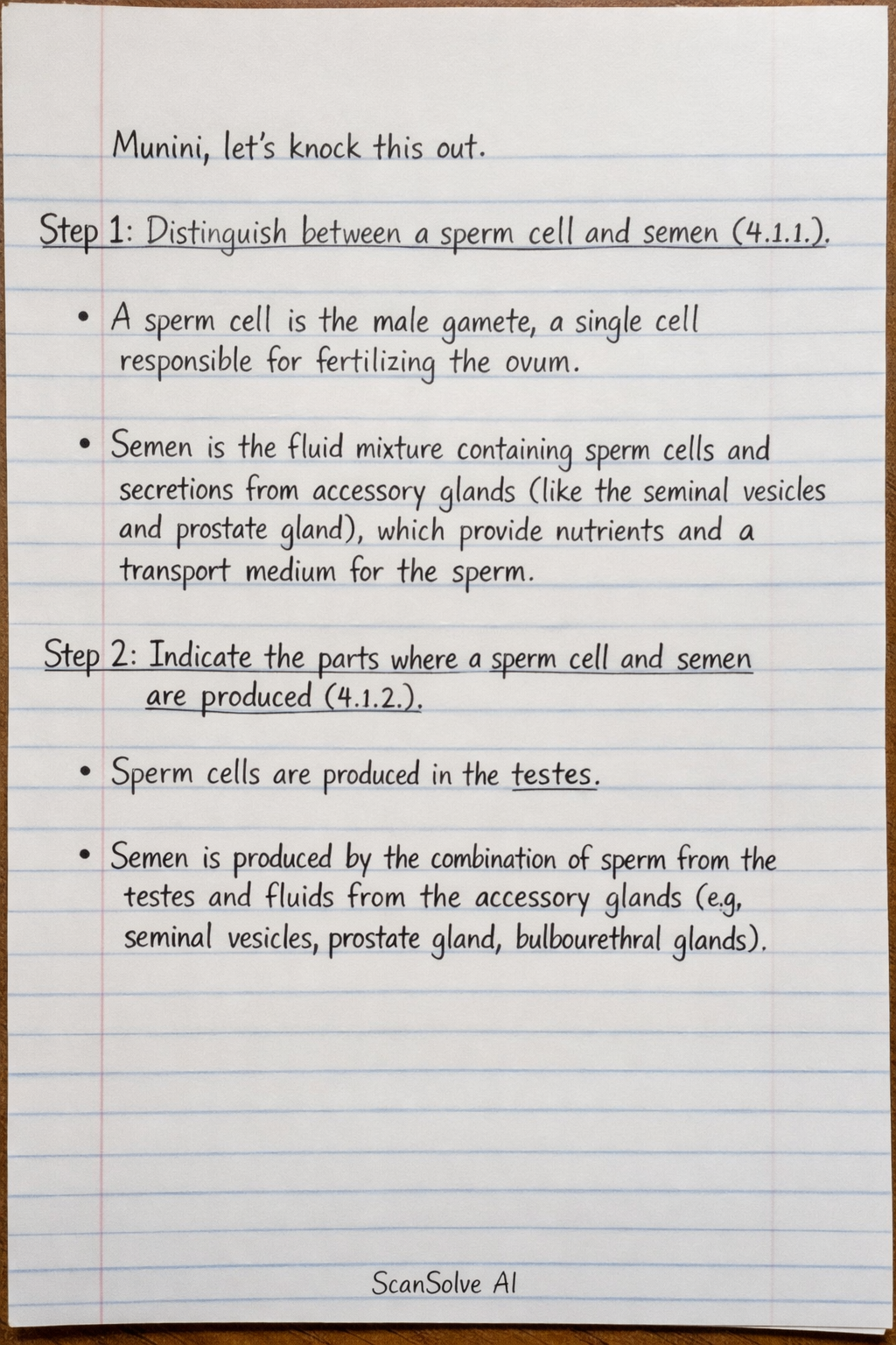 Handwritten step-by-step solution preview