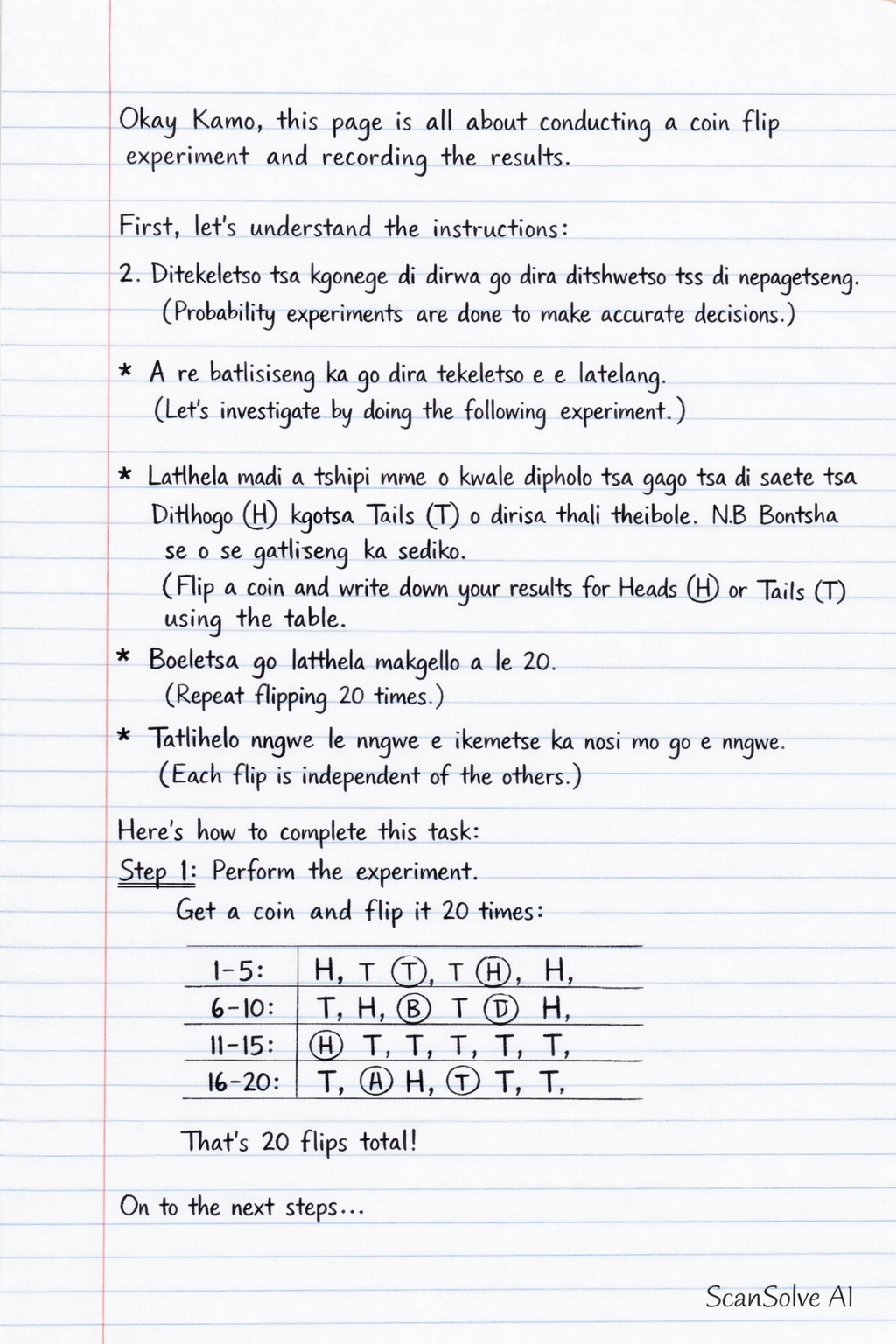 Handwritten step-by-step solution preview