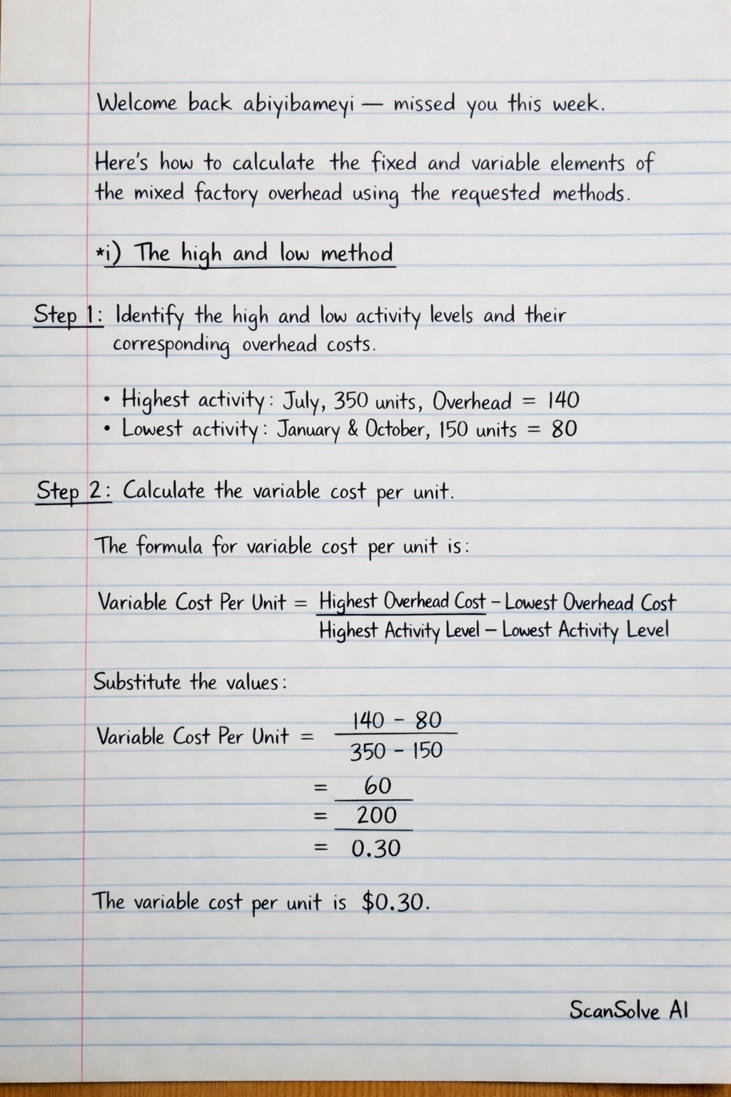 Handwritten step-by-step solution preview