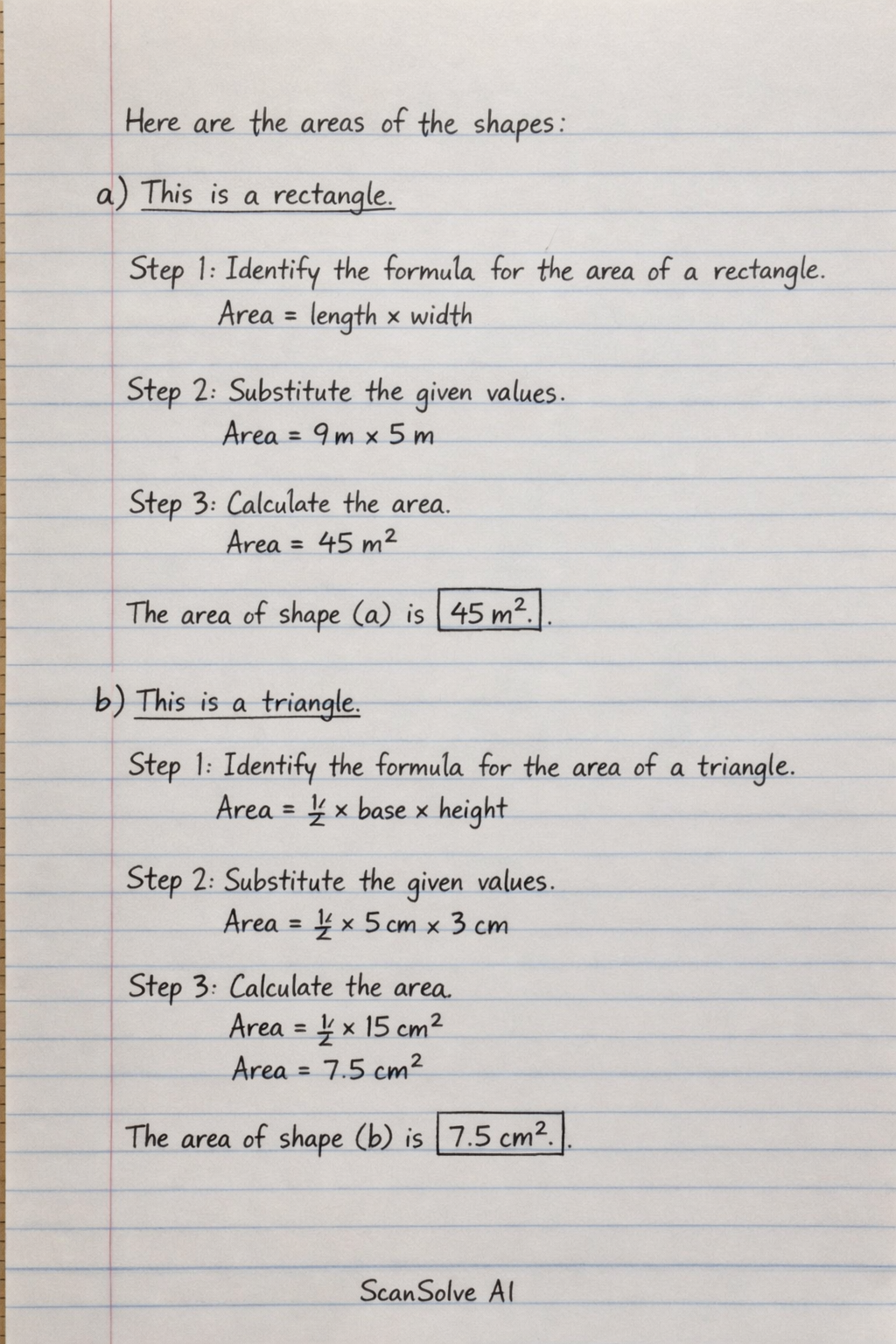 Handwritten step-by-step solution preview