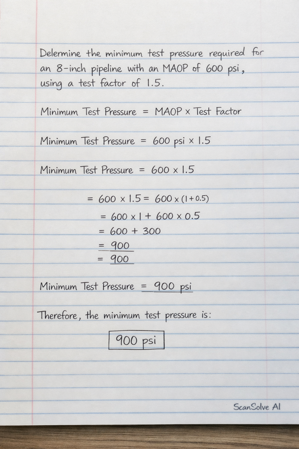 Handwritten step-by-step solution preview