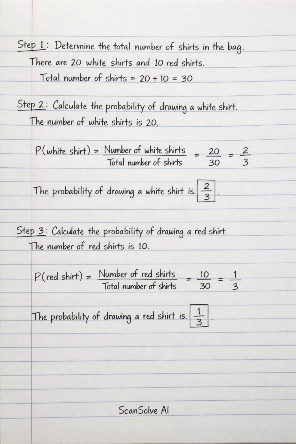 Handwritten step-by-step solution preview