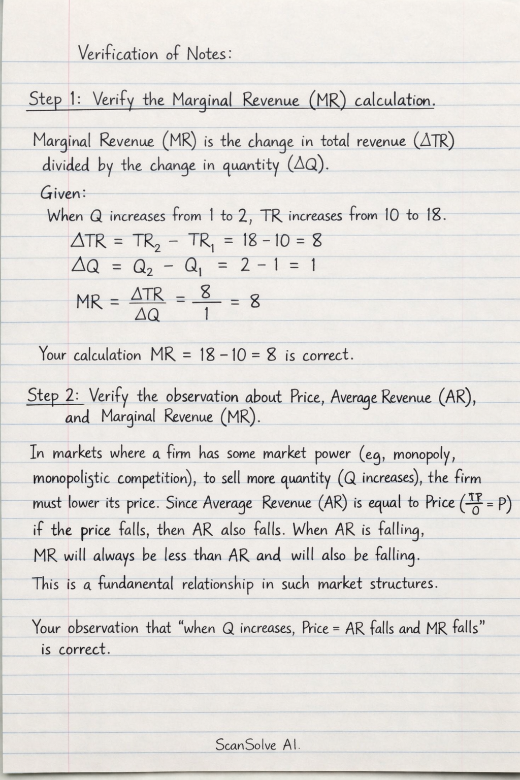 Handwritten step-by-step solution preview