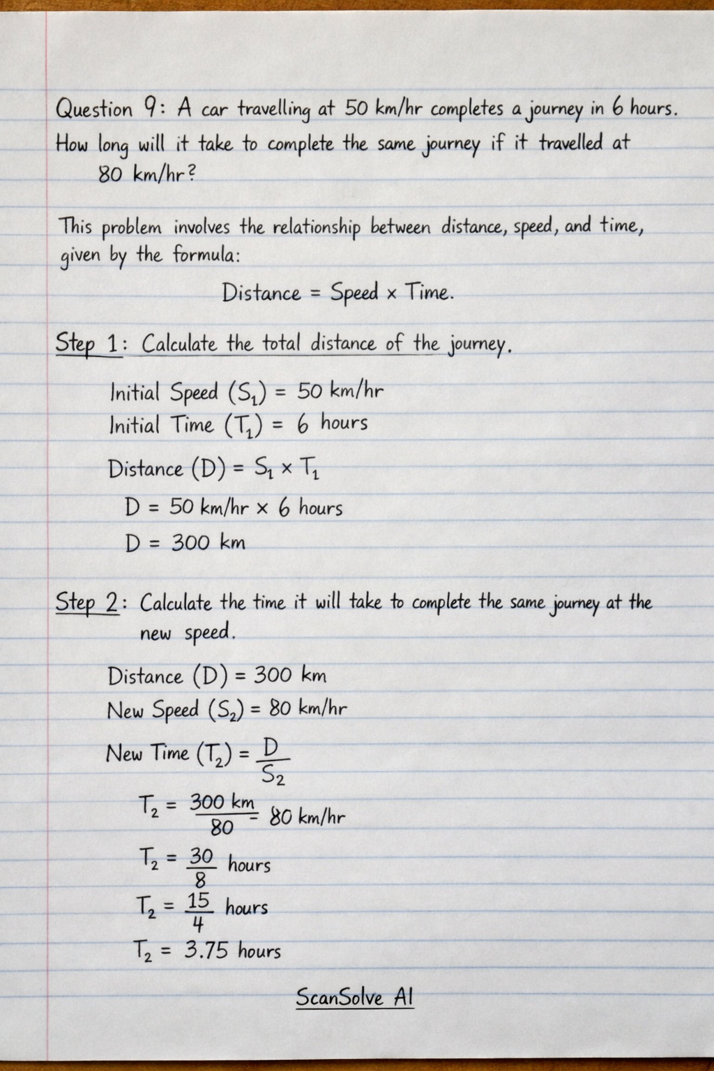 Handwritten step-by-step solution preview