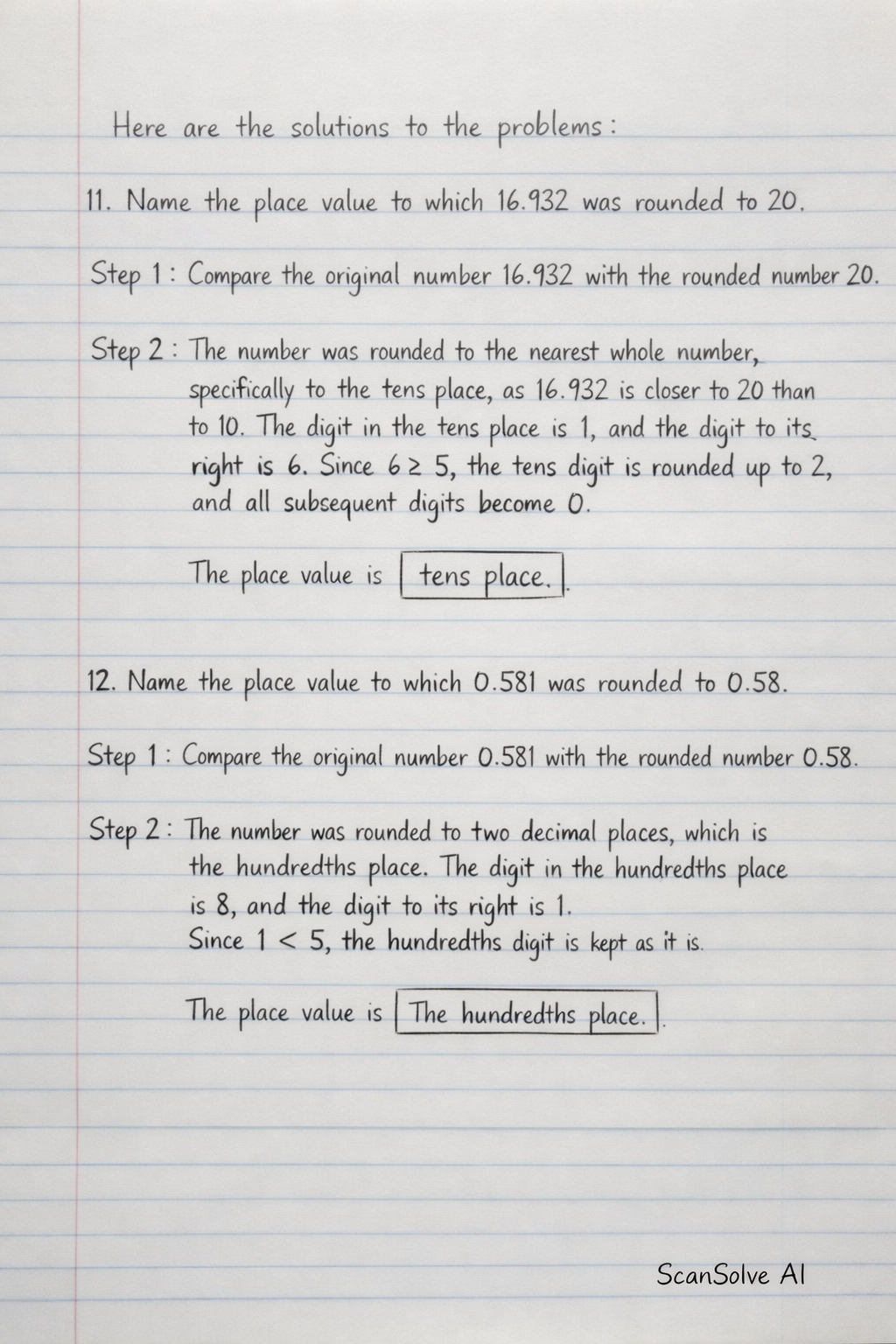 Handwritten step-by-step solution preview
