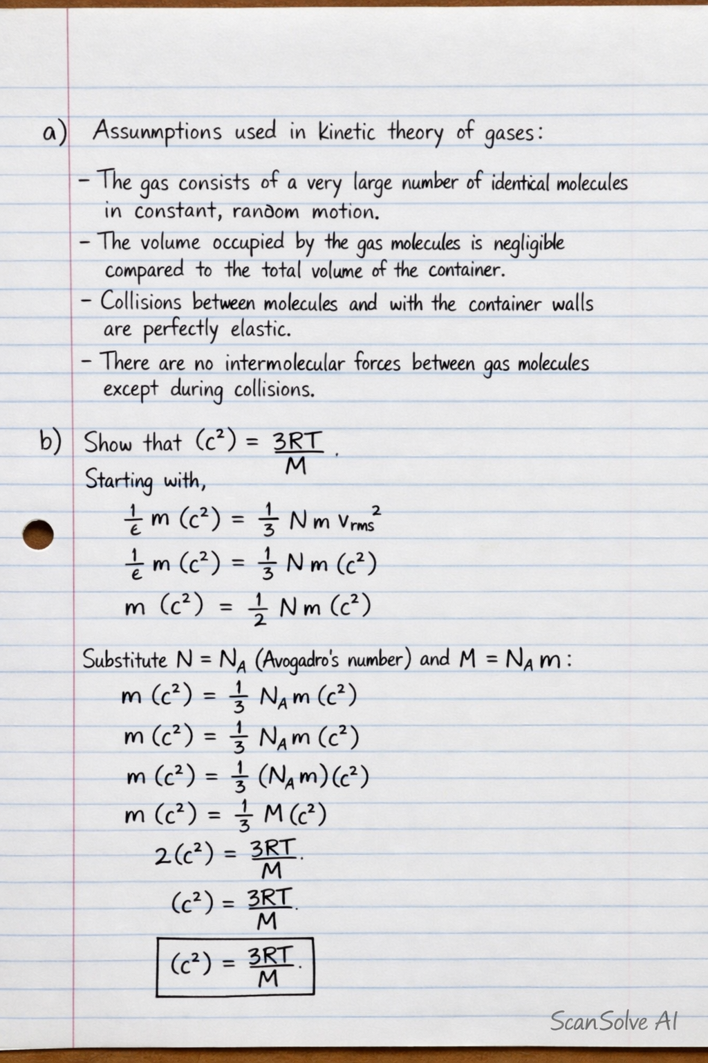 Handwritten step-by-step solution preview