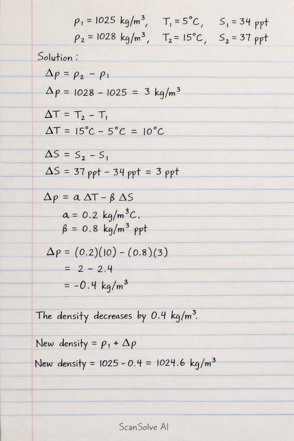 Handwritten step-by-step solution preview