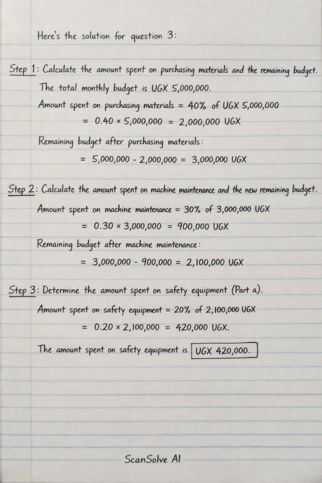 Handwritten step-by-step solution preview