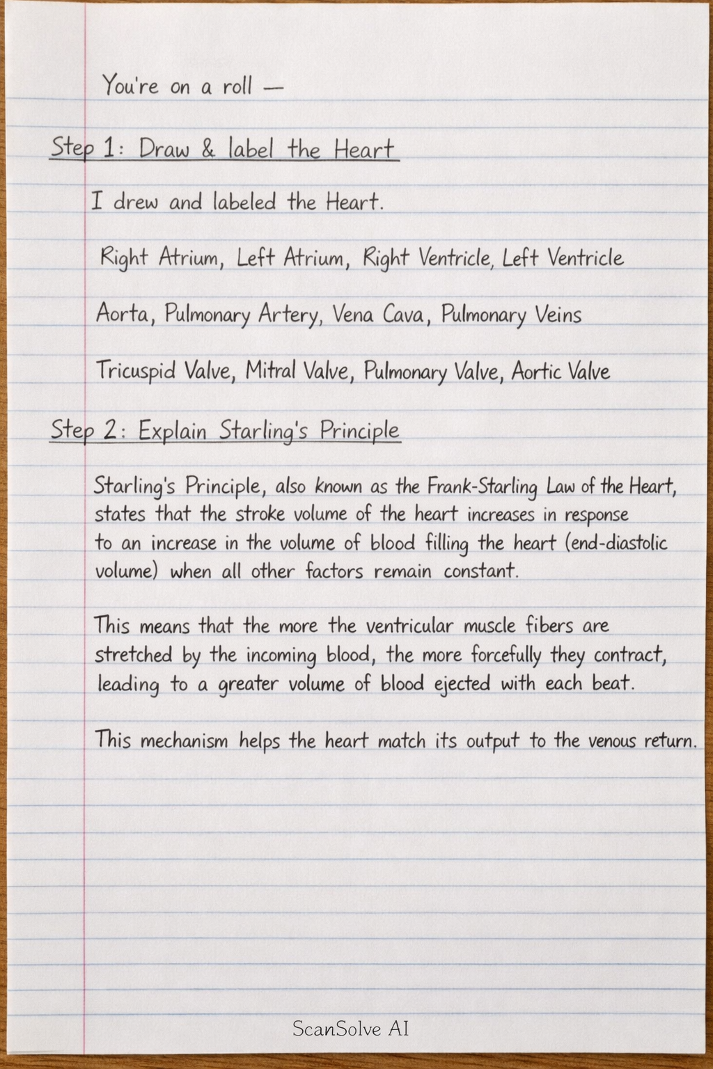 Handwritten step-by-step solution preview