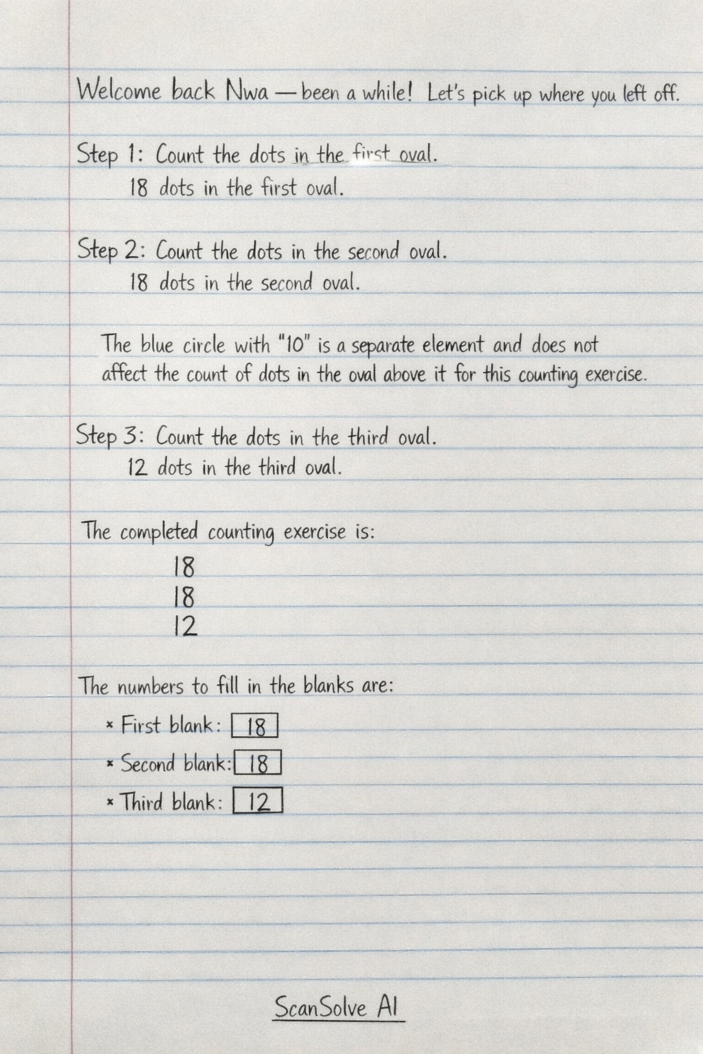 Handwritten step-by-step solution preview