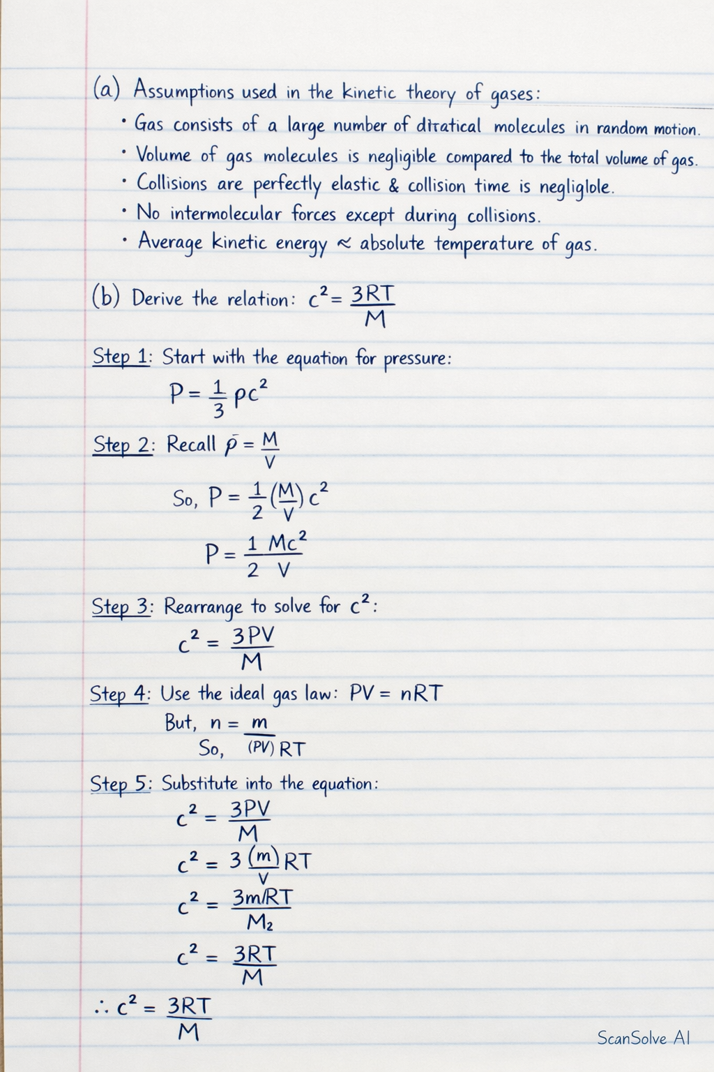 Handwritten step-by-step solution preview
