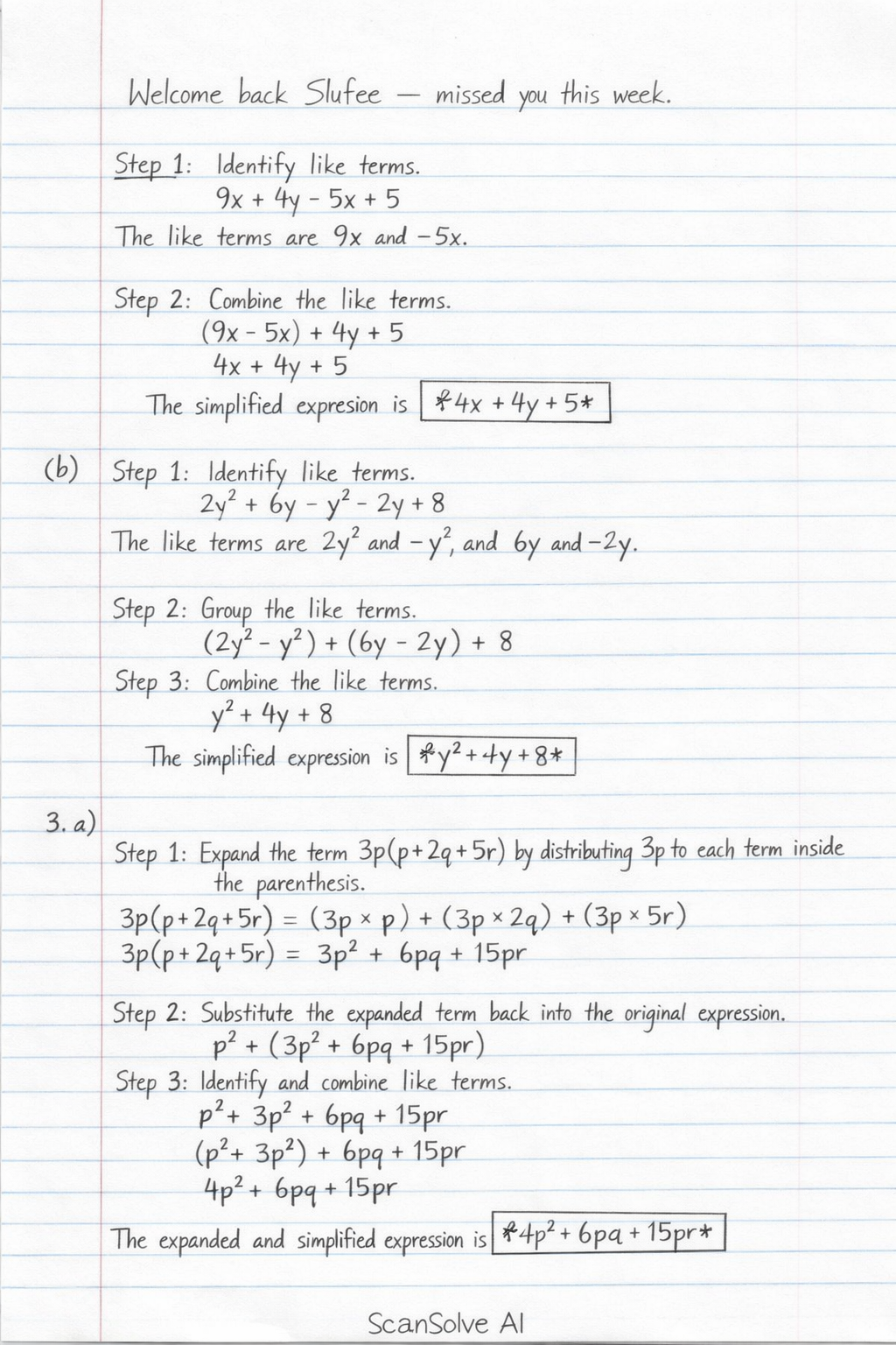 Handwritten step-by-step solution preview