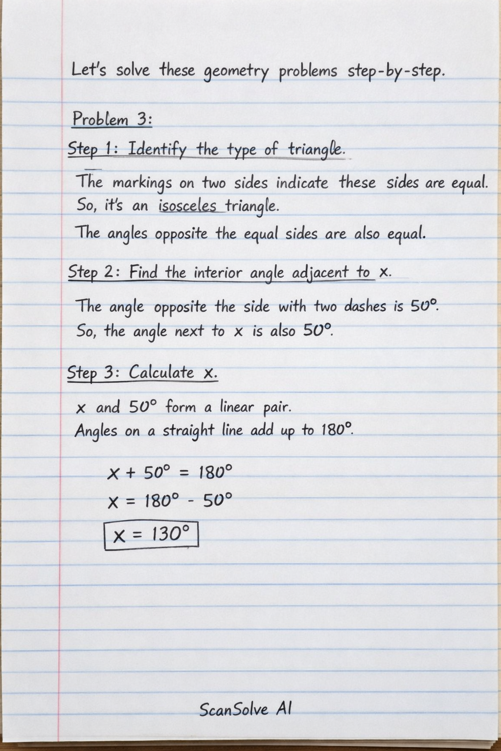 Handwritten step-by-step solution preview