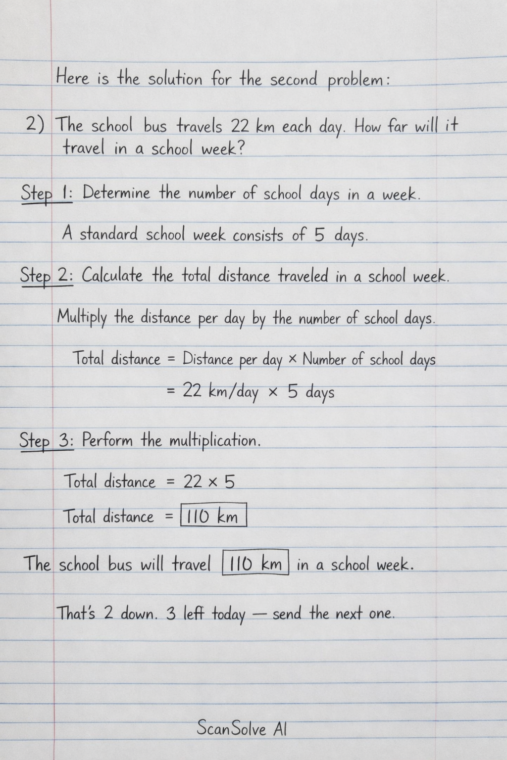 Handwritten step-by-step solution preview