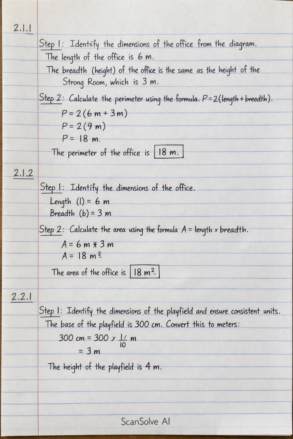 Handwritten step-by-step solution preview