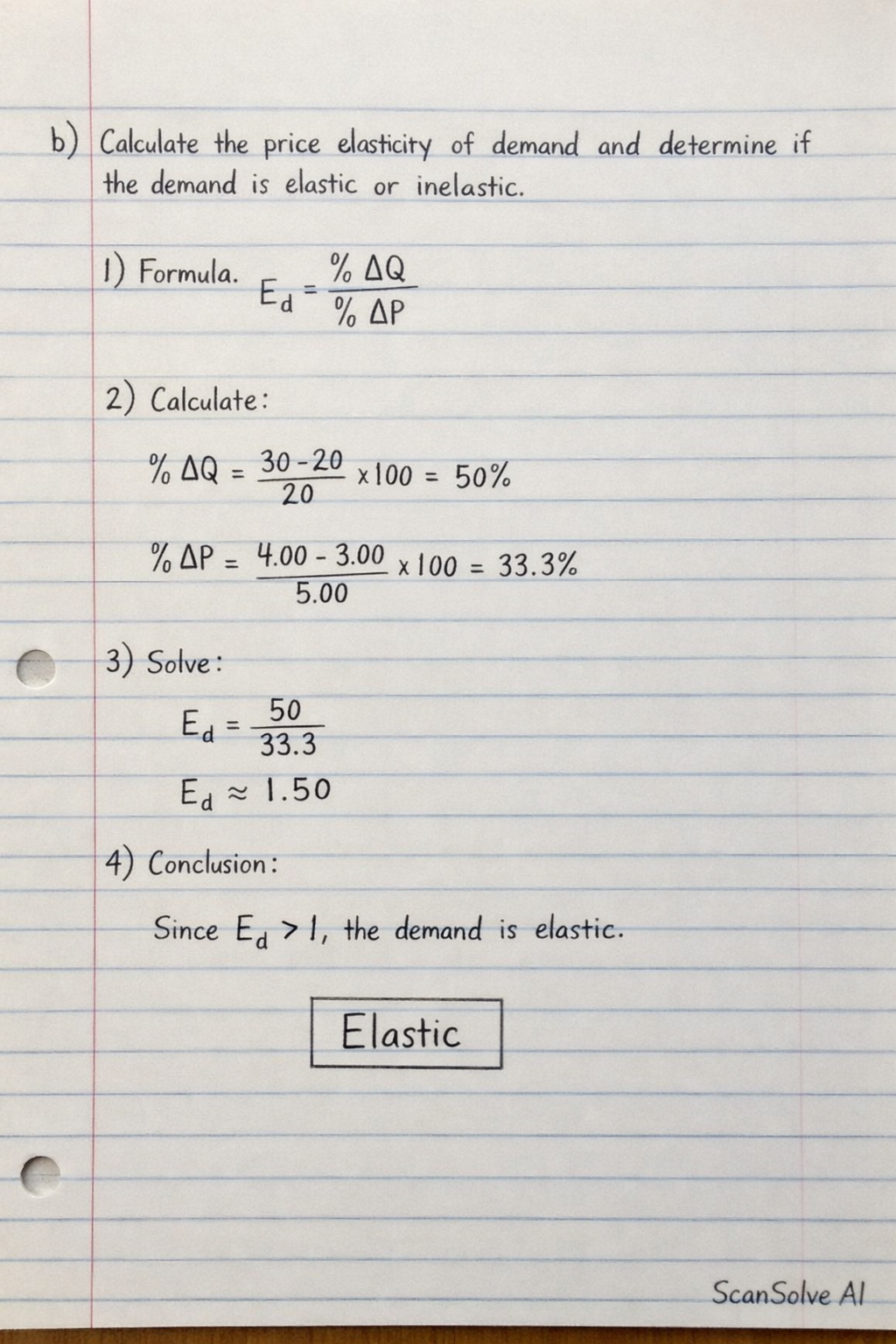 Handwritten step-by-step solution preview