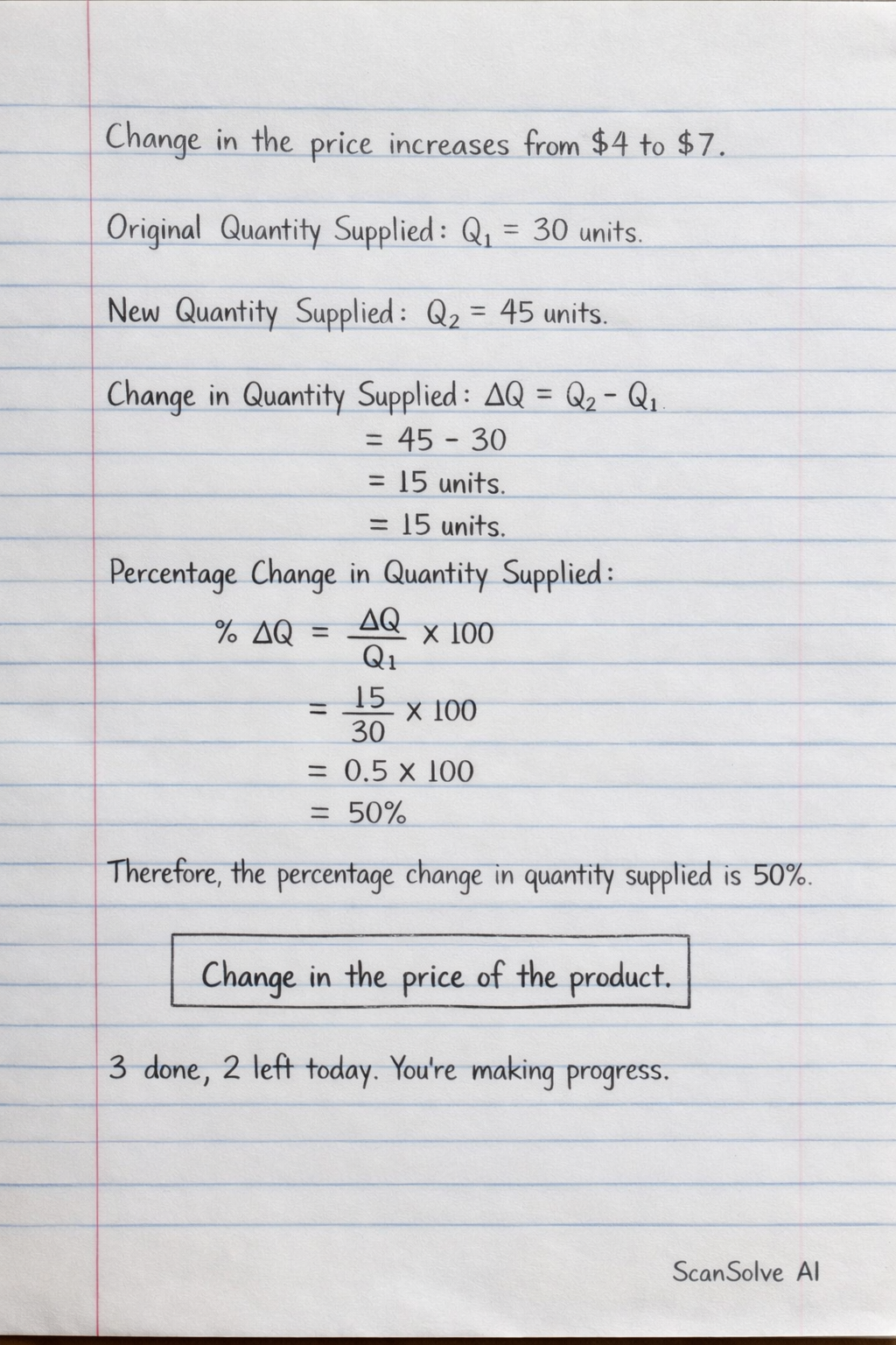 Handwritten step-by-step solution preview