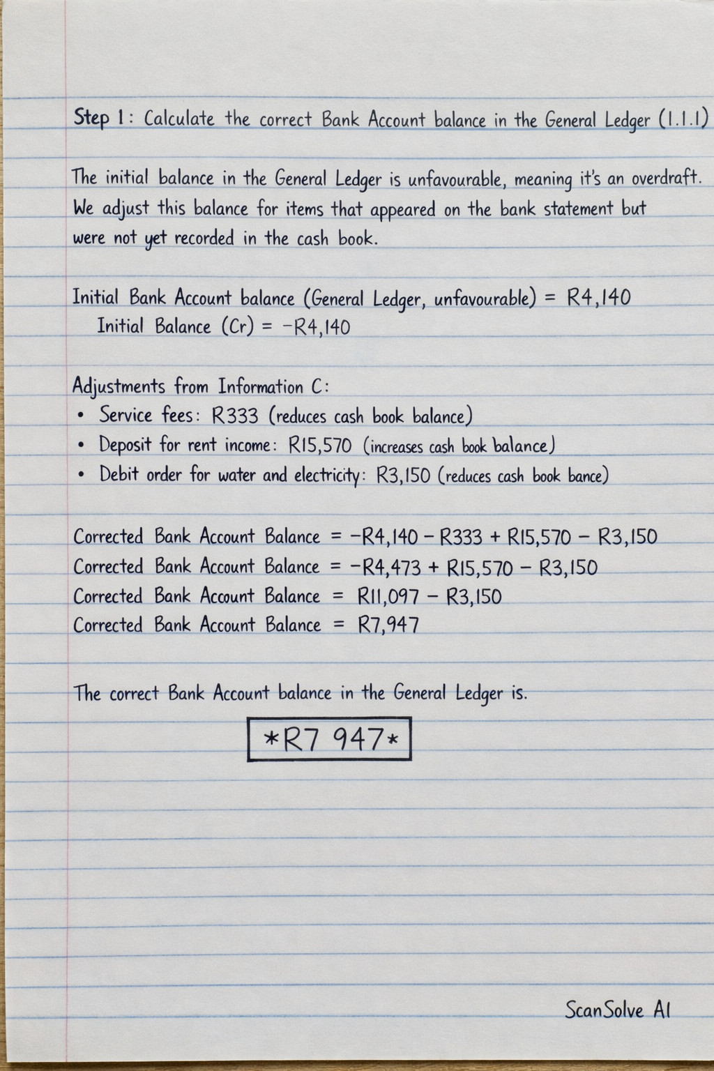 Handwritten step-by-step solution preview