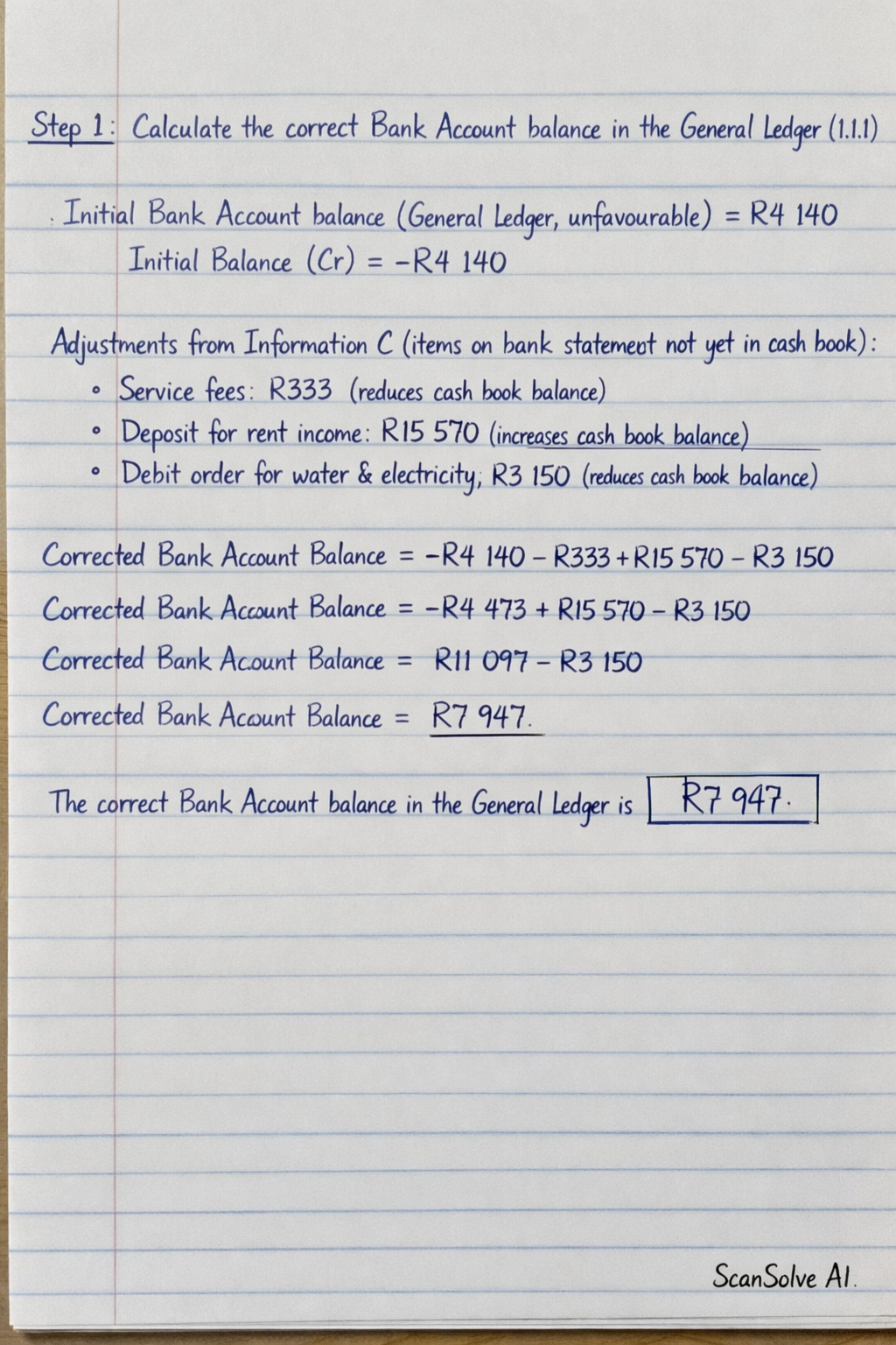 Handwritten step-by-step solution preview