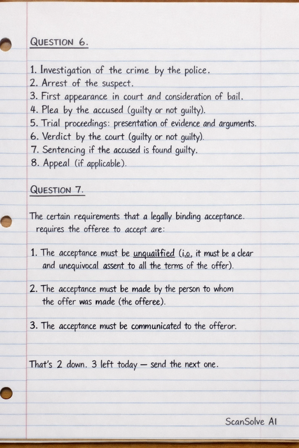 Handwritten step-by-step solution preview