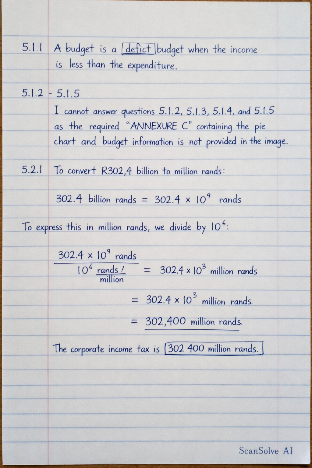 Handwritten step-by-step solution preview