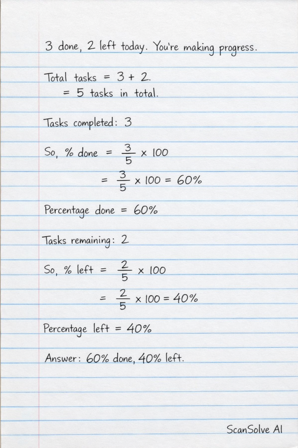 Handwritten step-by-step solution preview