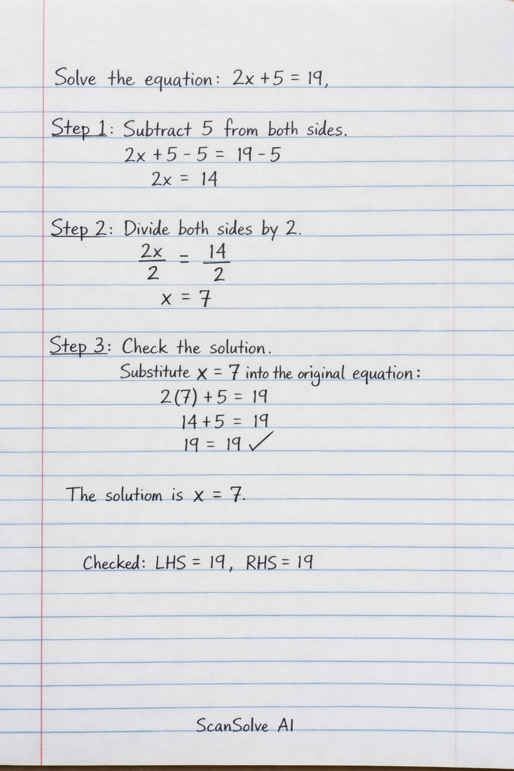 Handwritten step-by-step solution preview