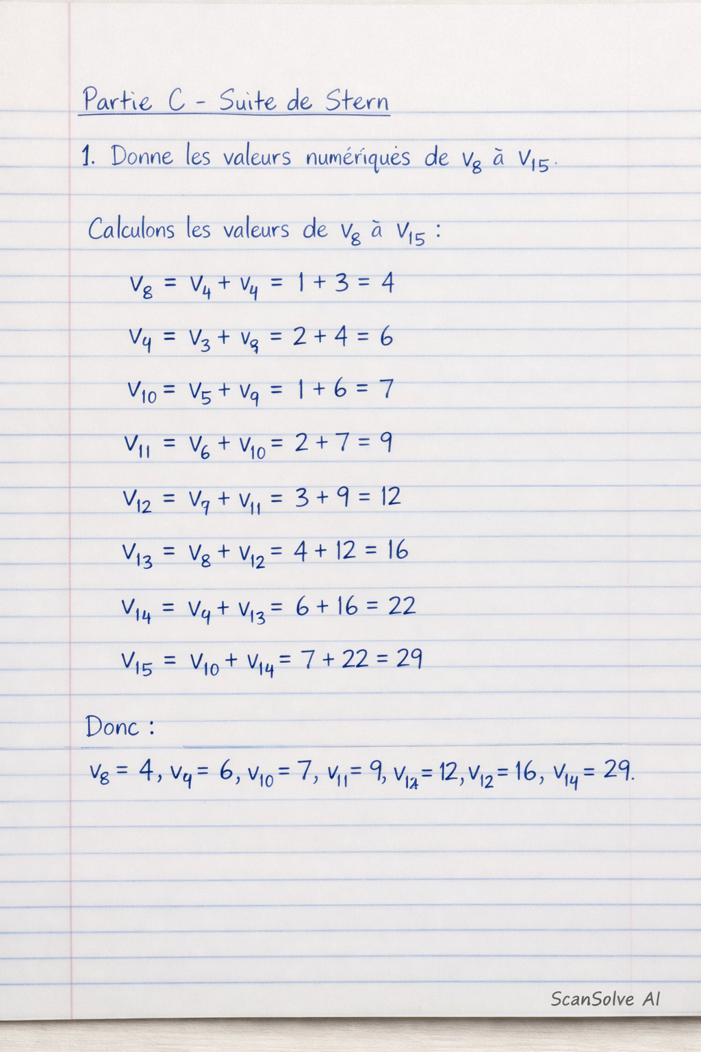 Handwritten step-by-step solution preview