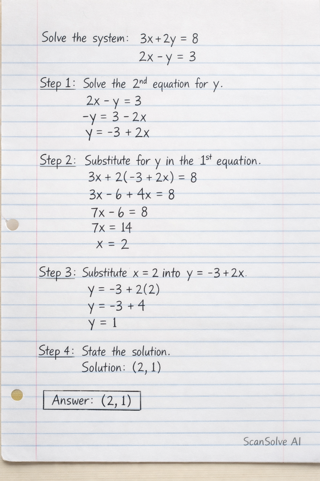 Handwritten step-by-step solution preview