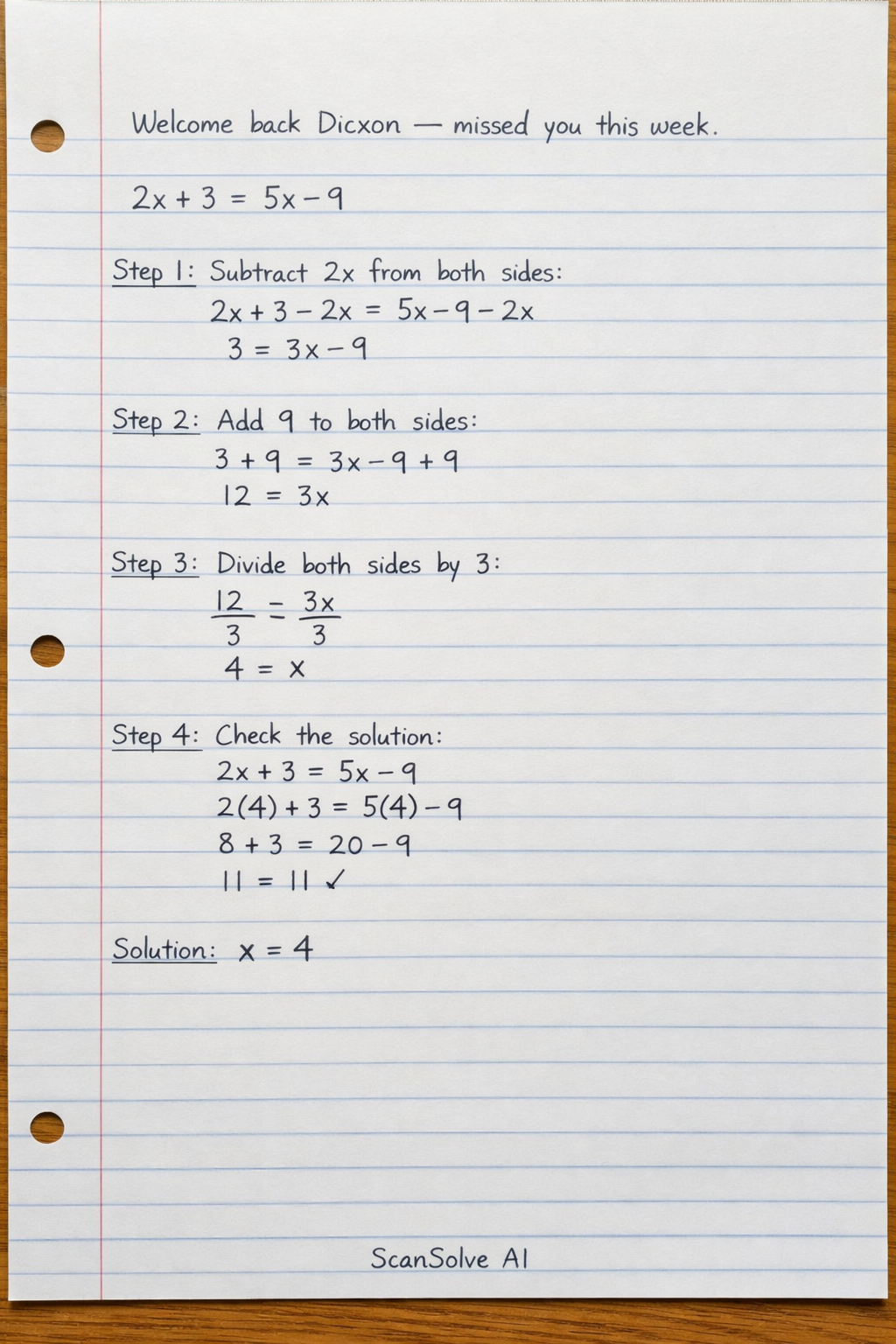 Handwritten step-by-step solution preview