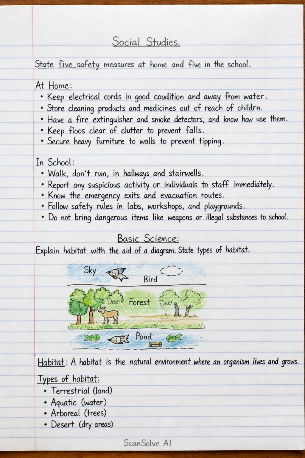 Handwritten step-by-step solution preview