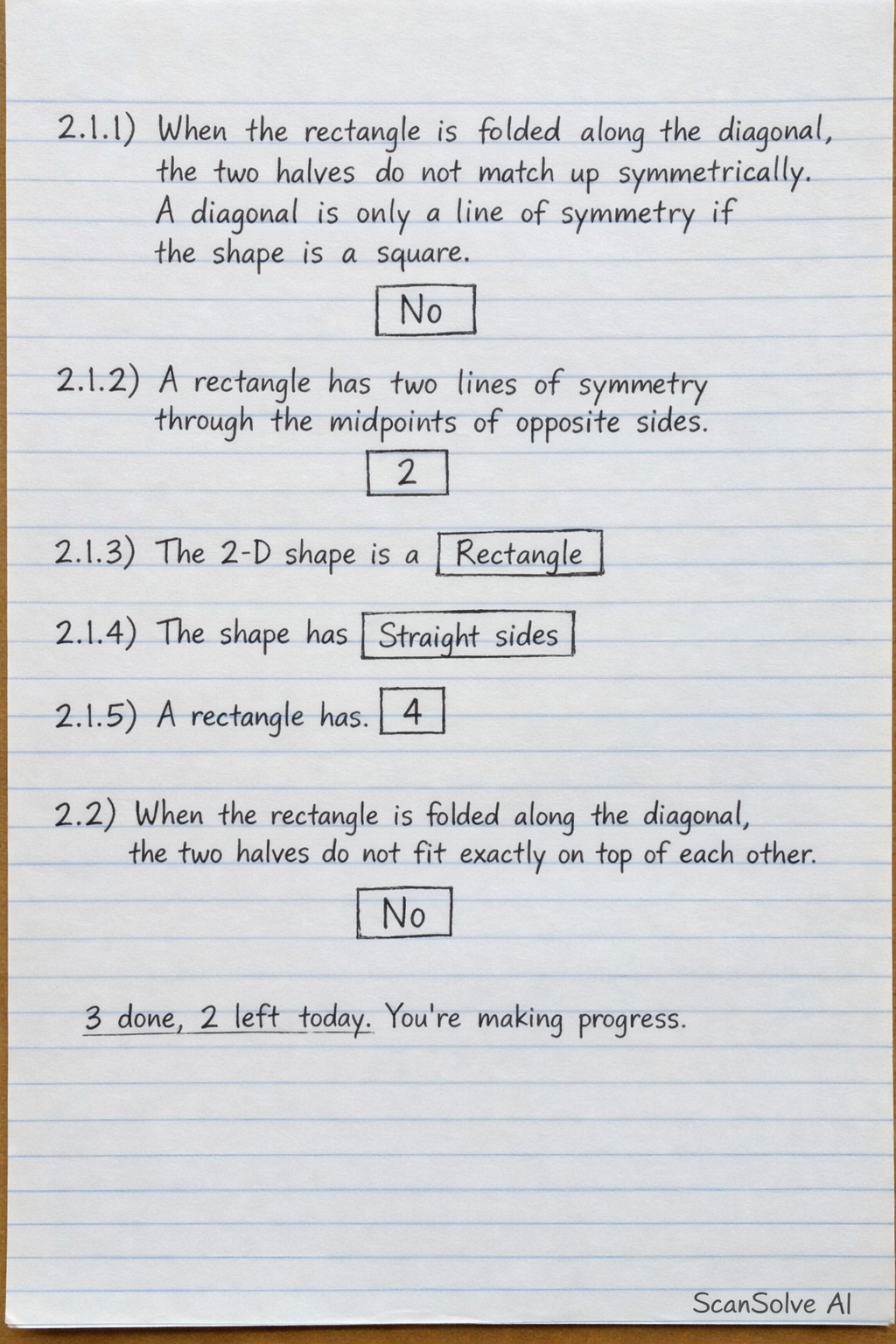 Handwritten step-by-step solution preview