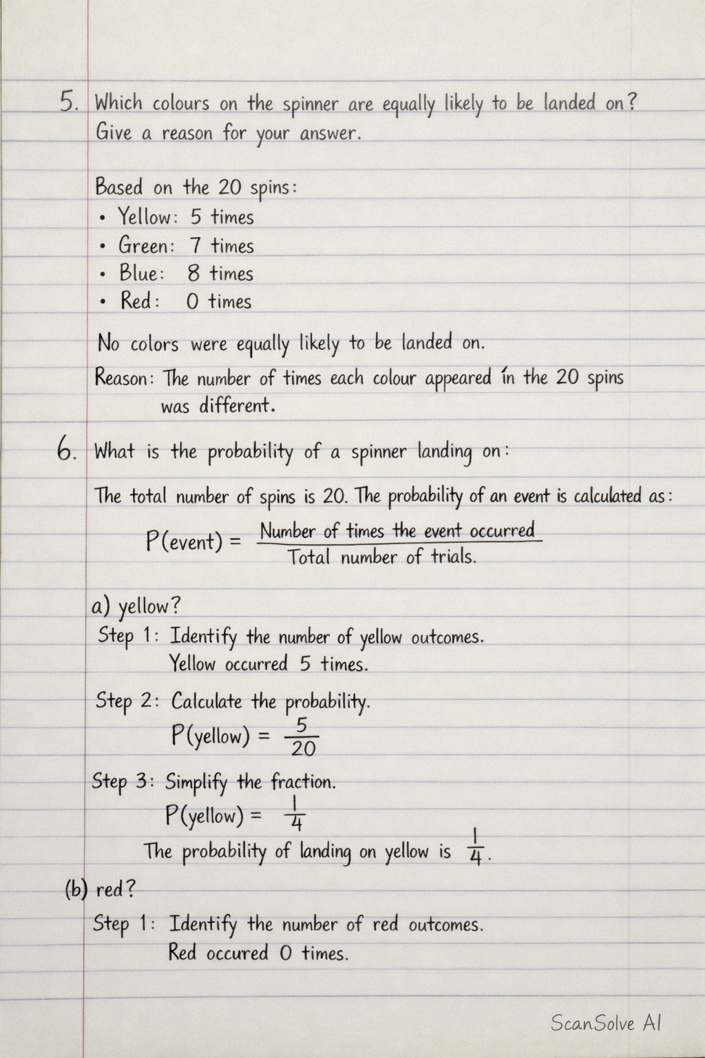 Handwritten step-by-step solution preview