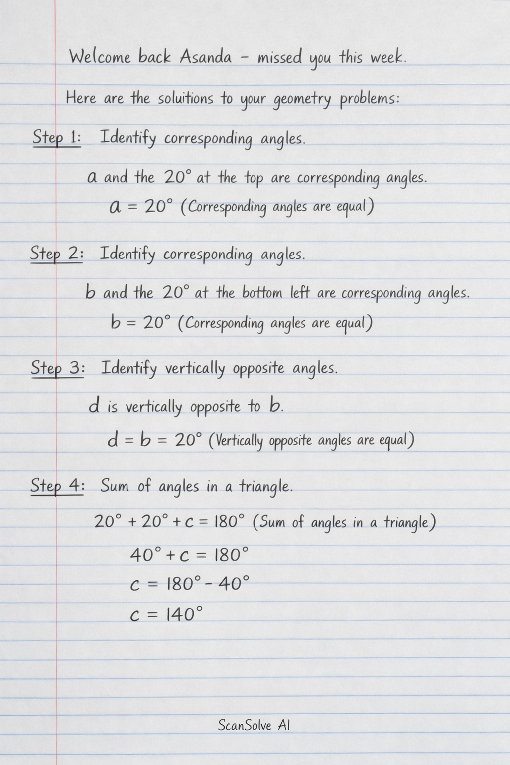 Handwritten step-by-step solution preview