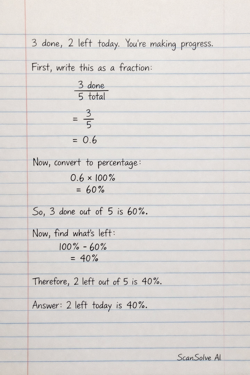 Handwritten step-by-step solution preview