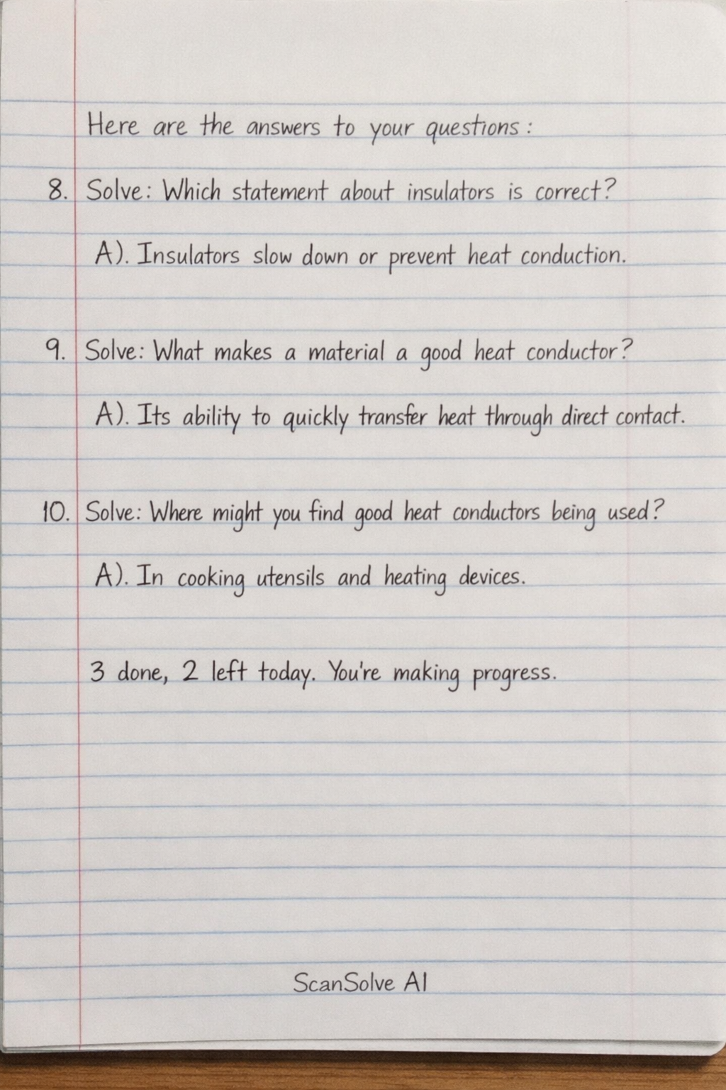 Handwritten step-by-step solution preview