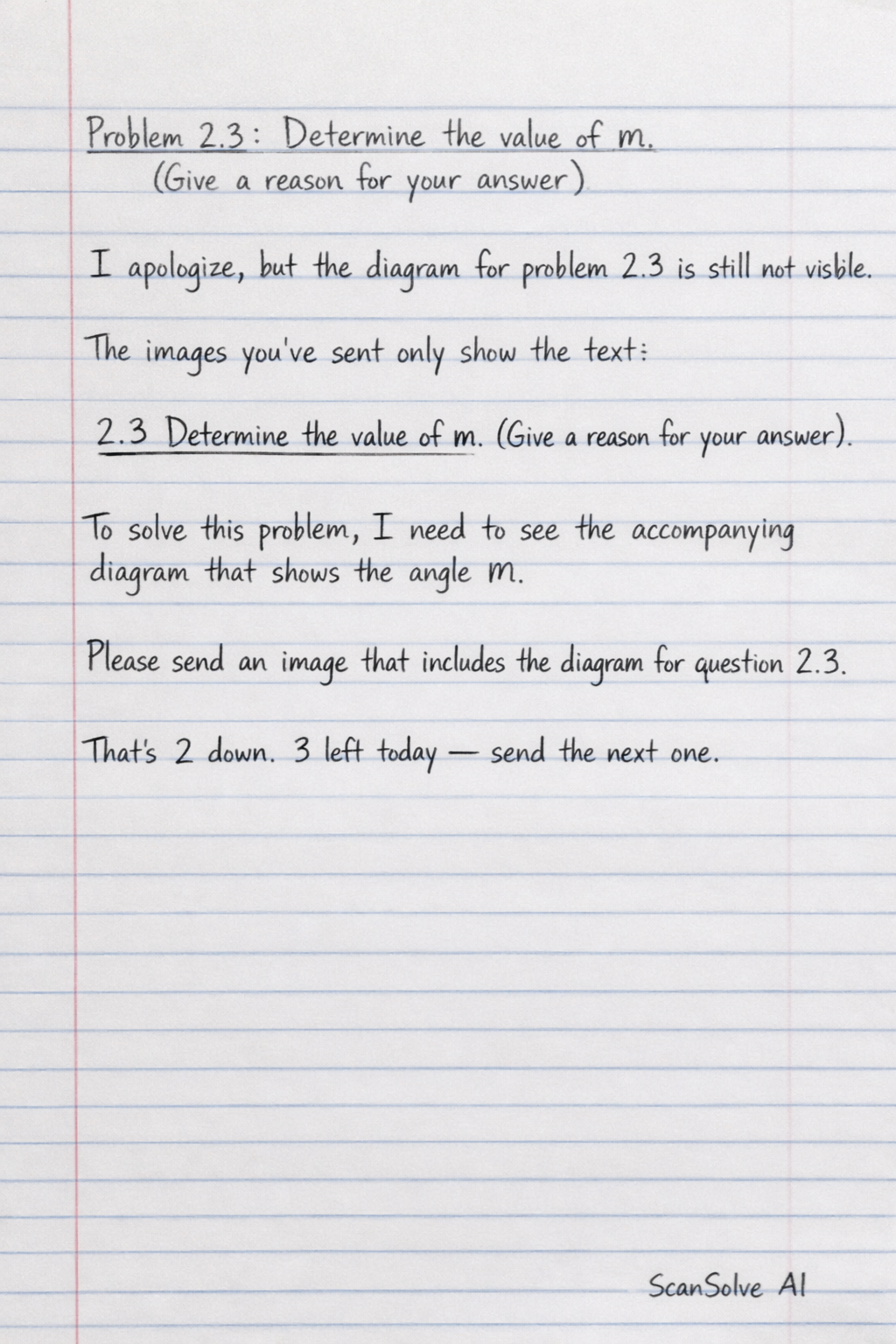 Handwritten step-by-step solution preview