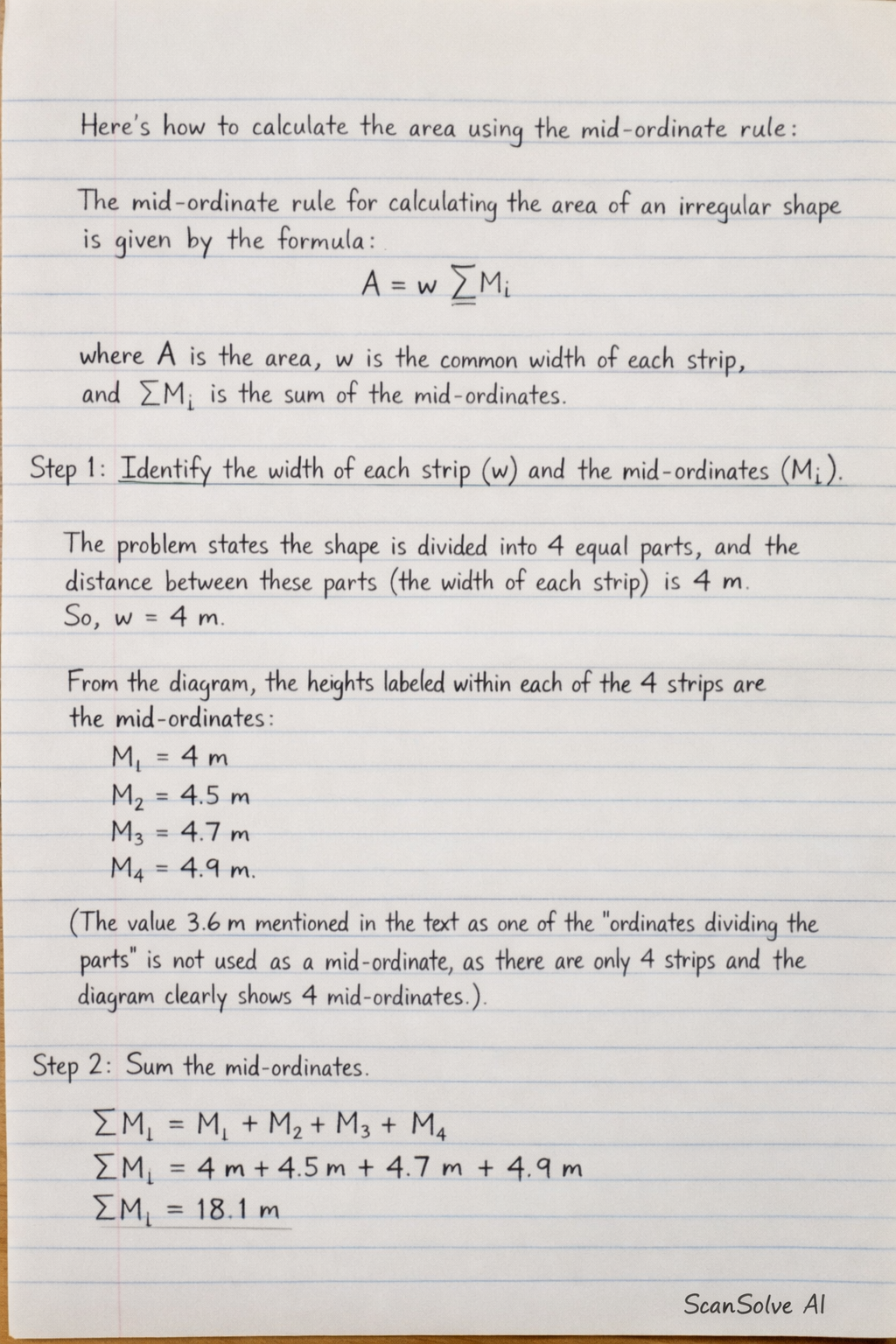 Handwritten step-by-step solution preview