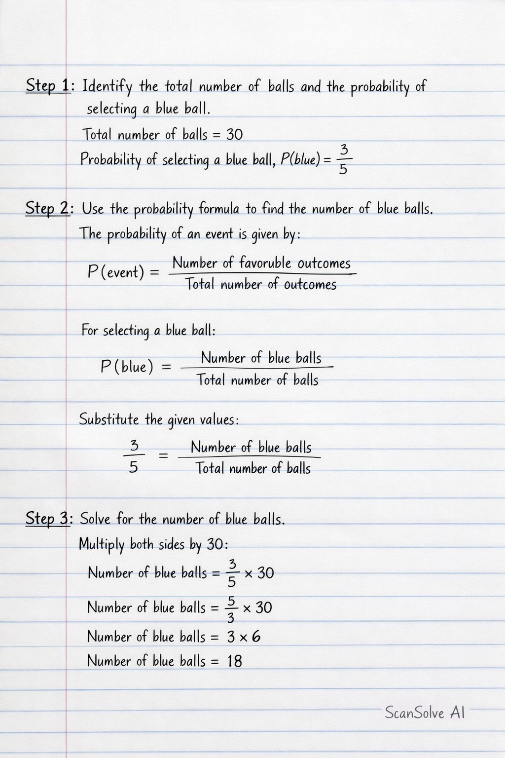 Handwritten step-by-step solution preview